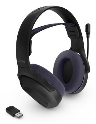Lenovo Legion H410 Wireless Gaming Headset | Gaming Headset | Zwart-Donkerpaars