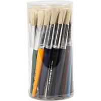 Creativ Company Https://www.cchobby.nl/kwasten-voor-kinderen-l-19-cm-b-12-mm-rond-30-stuk-1-doos - thumbnail