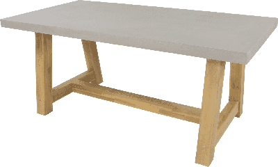 Tuintafel Judy met betonlook blad 180x90x77 cm