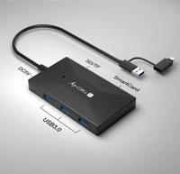 Techly IUSB-CARD-AC582 geheugenkaartlezer USB 3.2 Gen 1 (3.1 Gen 1) Type-A/Type-C Zwart - thumbnail