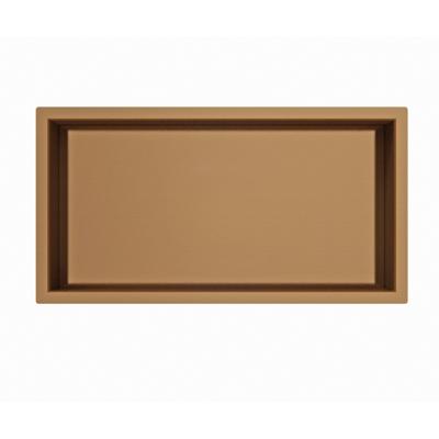 Fortifura Galeria Inbouwnis - 30x60x10cm - Geborsteld Geborsteld koper PVD (Koper)