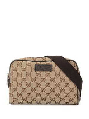 Gucci Pre-Owned GG Supreme belt bag - Brown Gucci Pre-Owned GG Supreme belt bag - Brown