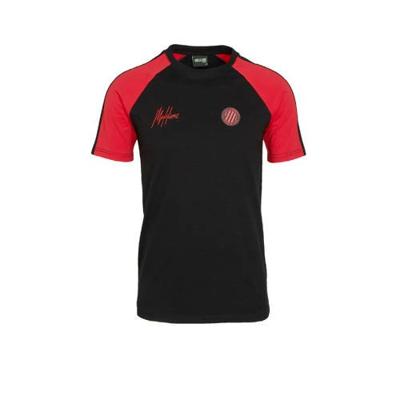 Malelions T-shirt zwart/rood Malelions T-shirt zwart/rood