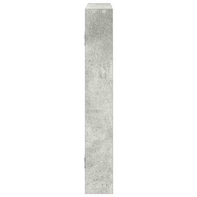 Wandschap 43x9x60 cm bewerkt hout betongrijs