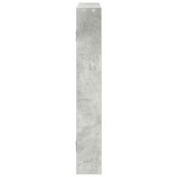 Wandschap 43x9x60 cm bewerkt hout betongrijs - thumbnail