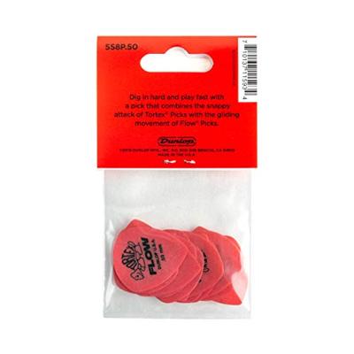 Dunlop 558P050 Tortex Flow Standard 0.50 mm plectrum Dunlop 558P050 Tortex Flow Standard 0.50 mm plectrum