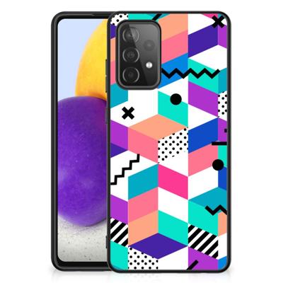Samsung Galaxy A72 (5G/4G) Backcover Blokken Kleurrijk