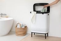 Brabantia Bo hi wasbox 2 x 45 liter white - thumbnail