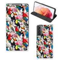 Samsung Galaxy S21 | Hoesje maken | Birds - thumbnail