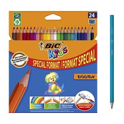 Bic Kids kleurpotlood Evolution, blister van 18 + 6 gratis Bic Kids kleurpotlood Evolution, blister van 18 + 6 gratis