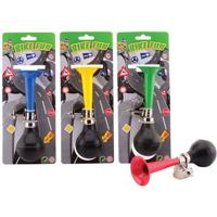 Bike Fun metalen fietstoeter 4 assorti - thumbnail