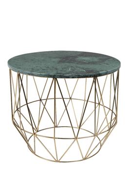 Dutchbone Bijzettafel 'Boss' Marmer, 51cm