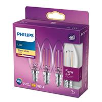 Philips 2W - E14 - 2700K - 250 lumen set van 3 - 929001238343 - thumbnail