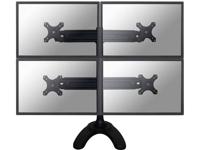 Neomounts FPMA-D700DD4 Monitorvoet Aantal monteerbare displays: 4 Display(s) 48,3 cm (19) - 76,2 cm (30) Zwart In hoogte verstelbaar, Kantelbaar, Zwenkbaar, - thumbnail