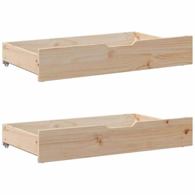 Bedframe zonder matras massief grenenhout 135x190 cm