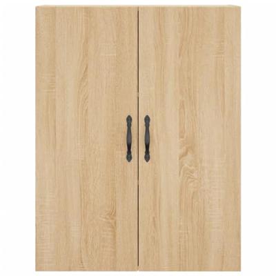 Hoge kast 69,5x34x180 cm bewerkt hout sonoma eikenkleurig