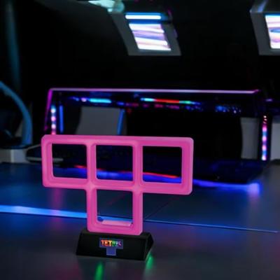 Tetris - Neon Light Paars