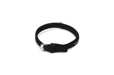 Beeztees Buffalo - Halsband Hond - Leer - Zwart - 30-36 cm