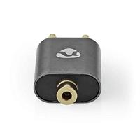 Nedis Stereo-Audioadapter | 2x RCA Male naar 3,5 mm Female | 1 stuks - CATB22255AL CATB22255AL - thumbnail