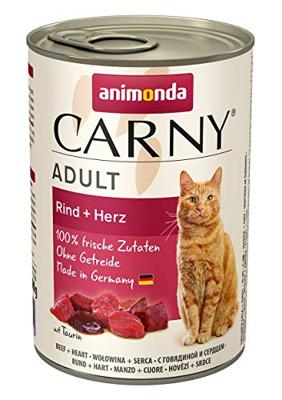 ANIMONDA Carny Adult Beef and hearts - nat kattenvoer - 400g