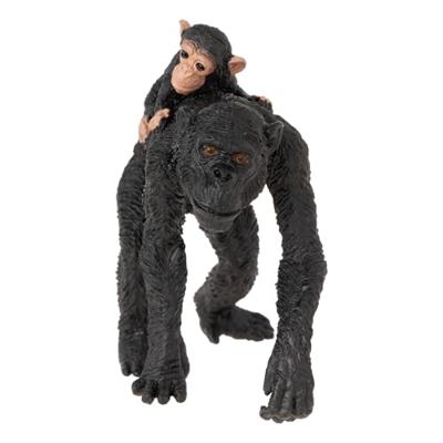Mojo wildlife chimpansee met baby 387264