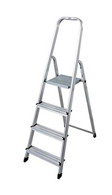 CORDA HUISHOUDELIJKE ALUMINIUM LADDER 4 TREDEN KRAUSE