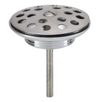 Luxe Messing Plug 5/4" Chroom Rooster Aqua Splash - thumbnail