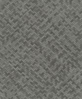 Noordwand behang botanica rattan wickerwork zwart en grijs - thumbnail