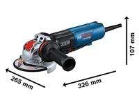 Bosch Professional GWX 17-125 PSB Haakse Slijper 125mm X-LOCK 1700W - 06017D3700 - thumbnail