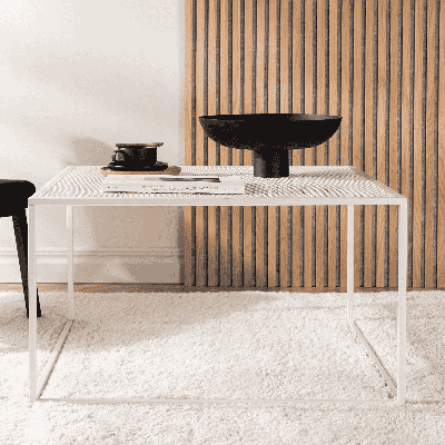 Nohr Salontafel 'Verity' 80 x 80cm, kleur Wit Nohr Salontafel 'Verity' 80 x 80cm, kleur Wit