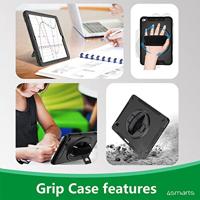 4Smarts GRIP Back cover Zwart Tabletcover - thumbnail