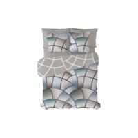 Dekbedovertrek Pierre Cardin Lucas Grijs 144 Draden 150 x 230 cm - thumbnail