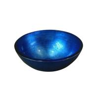 Waskom Sapho Murano Rond 40x14 cm Glas Blauw Sapho - thumbnail