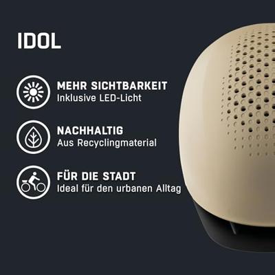 Alpina sports urban helm idol 52-56 mat zand