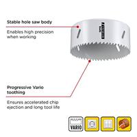 kwb 598102 Gatenzaag 102 mm C45 1 stuk(s) - thumbnail