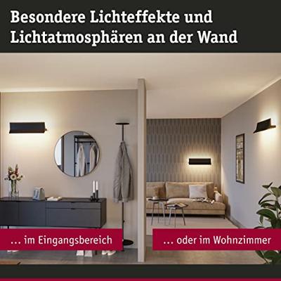 Paulmann Stine 79511 Wandlamp 13 W LED Zwart (mat)