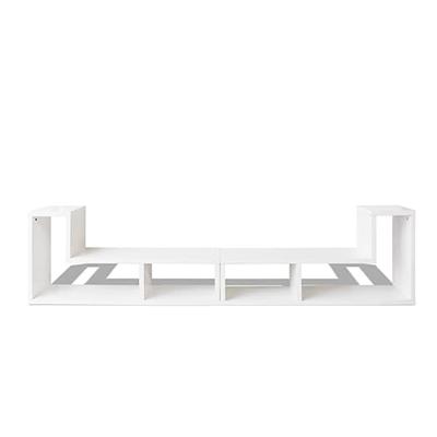 VidaXL Tv-meubel dubbel l-vormig wit