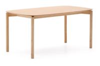 Kave Home Eettafel 'Indara' Essen en rubberhout, 160 x 90cm - thumbnail