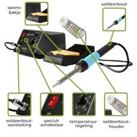 Velleman VTSSC50N Soldeerstation Analoog 48 W 150 - 420 °C - thumbnail