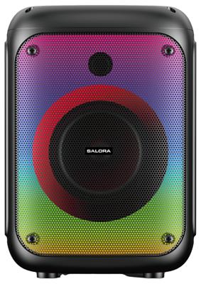 Salora S1 Party Speaker + LED Zwart