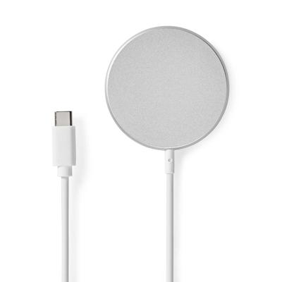 Draadloze Oplader | 5 / 7.5 / 10 / 15 W | 1 / 1.1 / 1.67 / 2 A | Inclusief kabel | USB Type-C | 1.00 m