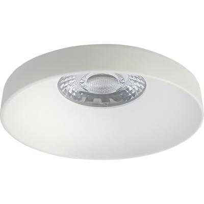 Spot Armatuur GU10 - Pragmi Vrito Pro - GU10 Inbouwspot - Rond - Wit - Aluminium - Ø82mm