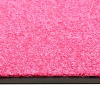 Deurmat wasbaar 90x120 cm roze - thumbnail