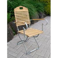 Bistrostoel inklapbaar Bad Tolz - grijs frame - thumbnail