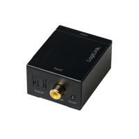 LogiLink CA0100 LogiLink - Digital-Analog-Audiowandler Toslink / Cinch Audio Adapter Zwart - thumbnail