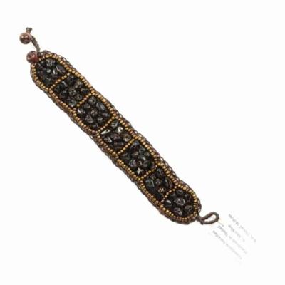Armband Gehaakt Halfedelsteen 18 - 19 cm (Model 1) Armband Gehaakt Halfedelsteen 18 - 19 cm (Model 1)