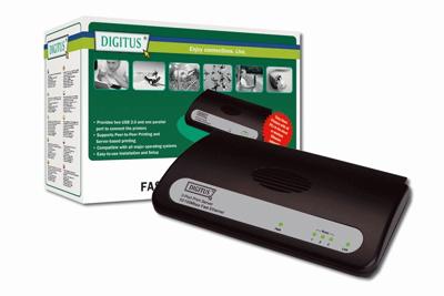 Digitus 3-Port Fast Ethernet print server Ethernet LAN