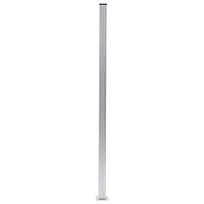 VidaXL Schuttingpalen 2 st 185 cm aluminium - thumbnail
