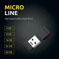 Intenso Micro Line USB-stick 32 GB Zwart 3500480 USB-A 2.0 - thumbnail