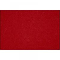 Creativ Company Hobbyvilt, vel 42x60 cm, dikte 3 mm, antiek rood, 1 vel - thumbnail